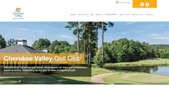 Desktop Screenshot of cherokeevalleygolfclub.com